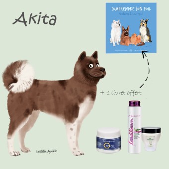 Pack Akita - Soin Complet Poil et Peau Sensibles avec Remise de 10%