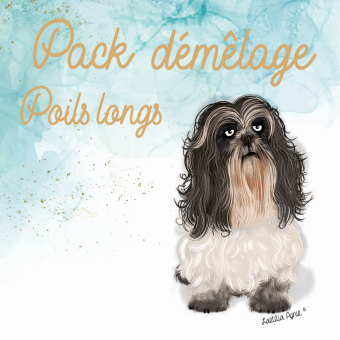 Pack Démêlage Poils Longs avec Nœuds pour Chiens et Chats - ISB