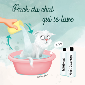 Pack Premium Toilettage pour Chats qui se Lavent - Soin et Éclat du Pelage - ISB