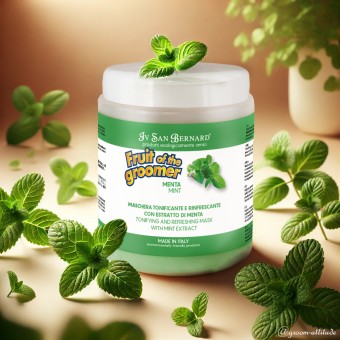 Masque Menthe - Répulsif pour Chiens et Chats - ISB Fruit of the Groomer