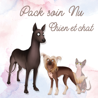 Pack de Soins Premium pour Chiens et Chats Nus - Hydratation & Protection - ISB