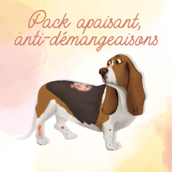 Pack Apaisant Anti-Démangeaisons Chiens & Chats - Soin Intensif et Protection - ISB